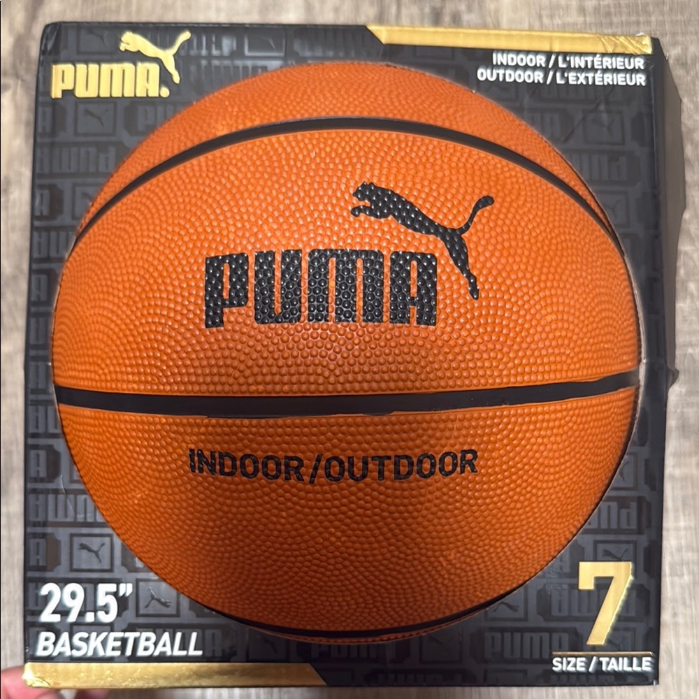 Puma Outdoor Orange and Black Basketball